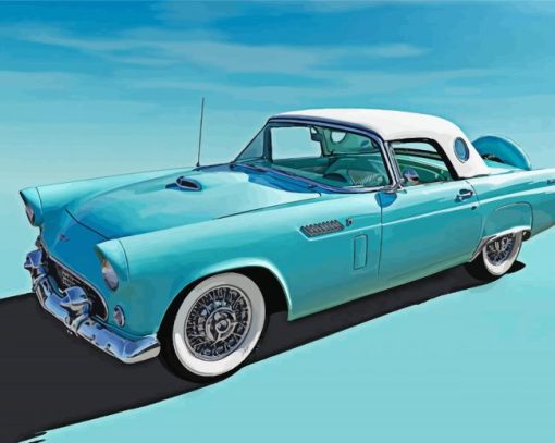 Tbird Car Diamond Painting