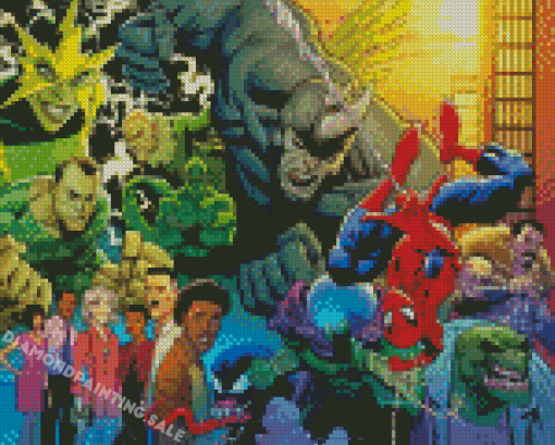 The Amazing Spider Man Animated Serie Diamond Painting