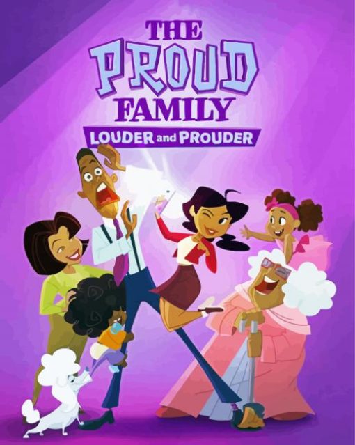 The Proud Family Poster Diamond Painting