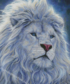 White Lion Art Diamond Painting
