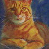 Yellow Cat Art Diamond Painting