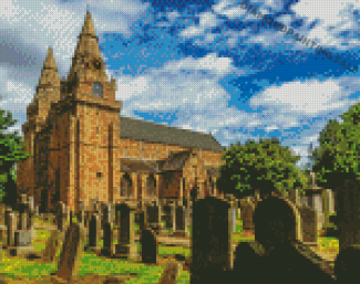 Aesthetic St Machars Cathedral Aberdeen Diamond Painting