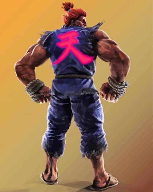 Akuma Video Game Character Diamond Painting