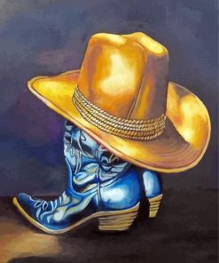 Beige Cowboy Hat Diamond Painting