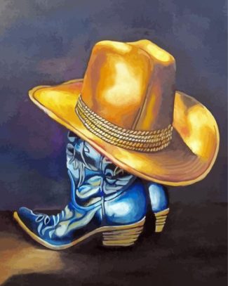 Beige Cowboy Hat Diamond Painting