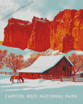 Capitol Reef National Park Poster Diamond Painting