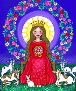 Capricorn Zodiac Queen Diamond Painting