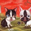 Cute French Terriers Diamond Painting