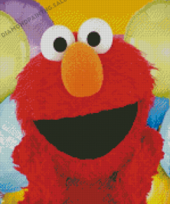 Elmo From Sesame Street Diamond Painting