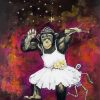 Monkey In Dress Art Diamond Painting