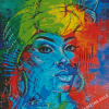 Abstract African Headdress Diamond Painting