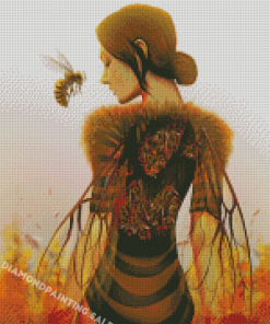 Aesthetic Queen Bee Art Diamond Painting