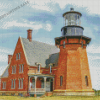 Block Island Lighthouse Building Diamond Painting
