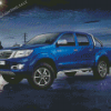 Blue Toyota Hilux Diamond Painting