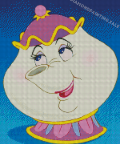 Mrs Potts Disney Character Diamond Painting