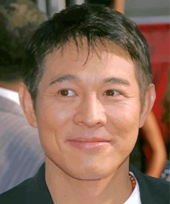 Close Up Actor Jet Li Diamond Painting