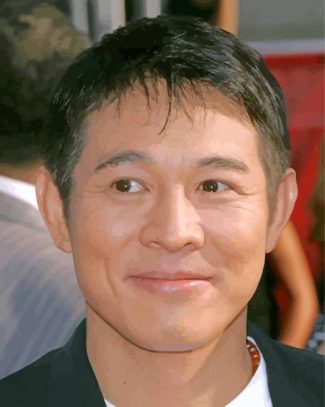 Close Up Actor Jet Li Diamond Painting