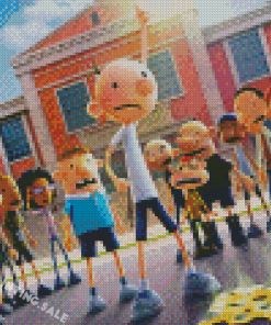 Diary Of A Wimpy Kid Animated Characters Diamond Painting