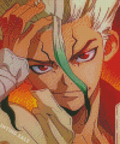 Dr Stone Character Diamond Painting
