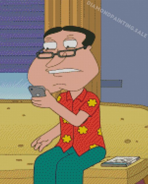 Glenn Quagmire Animation Character Diamond Painting