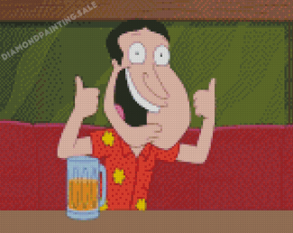 Glenn Quagmire Family Guy Character Diamond Painting