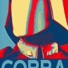 Illustration Cobra Commander Poster Diamond Painting