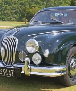 Jaguar Mark 1 Vintage Car Diamond Painting