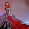 Katherine Pierce In Dress Diamond Painting