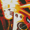 Kurama And Naruto Anime Diamond Painting