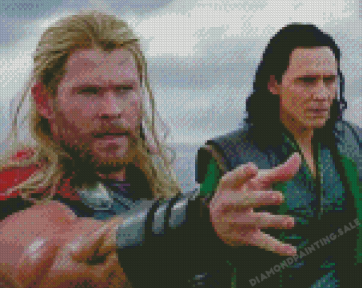 Loki And Thor Diamond Painting