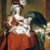 Marie Antoinette And Her Children Elisabeth Vigee Diamond Painting