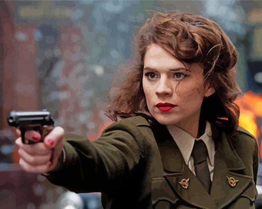 Peggy Carter Character Diamond Painting