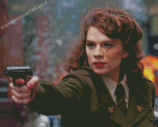 Peggy Carter Character Diamond Painting