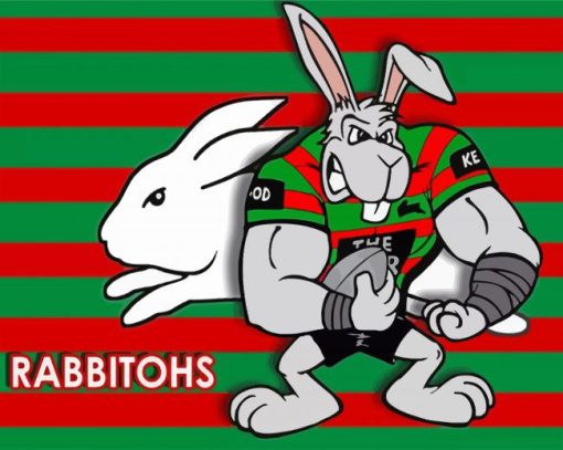 Rabbitohs Rugby Team Diamond Painting