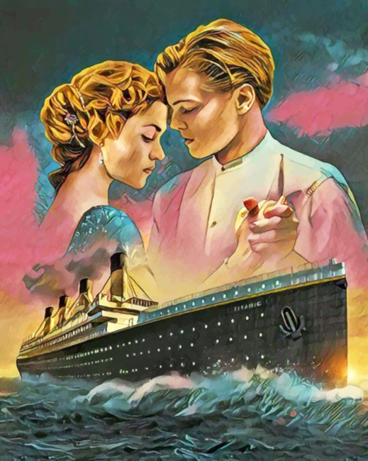Rose And Jack Titanic Diamond Painting