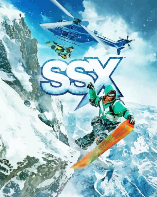 SSX Game Poster Diamond Painting