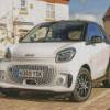 Smart Fortwo Electric Car Diamond Painting