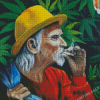 Smoker Man Diamond Painting