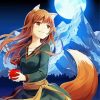 Spice And Wolf Holo Anime Girl Diamond Painting