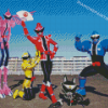 Super Sentai Heroes Diamond Painting
