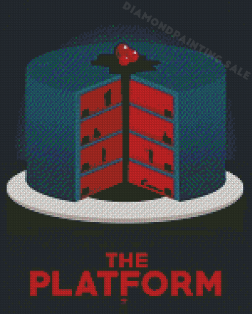 The Platform Movie Illustration Diamond Painting