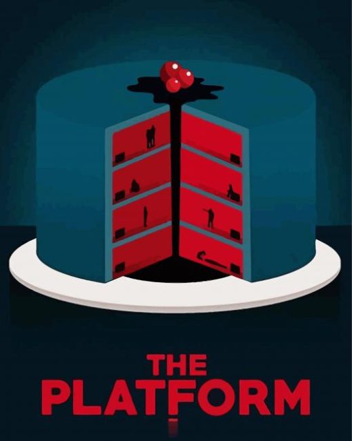 The Platform Movie Illustration Diamond Painting