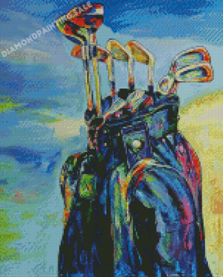 Abstract Golf Bag Diamond Painting