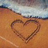 Aesthetic Beach Heart Diamond Painting