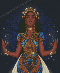Aesthetic Black Goddess Diamond Painting