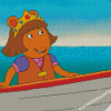 Dora From Arthur Cartoon Diamond Painting