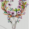 Flower Deer Skull Diamond Painting