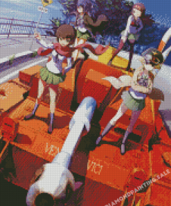 Girls Und Panzer Anime Diamond Painting