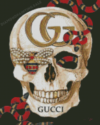 Gucci Skull Diamond Painting
