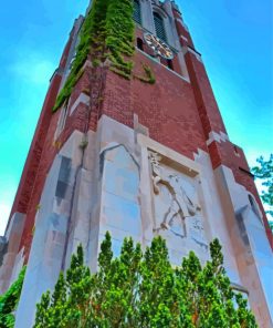 Michigan State University Tower Diamond Painting
